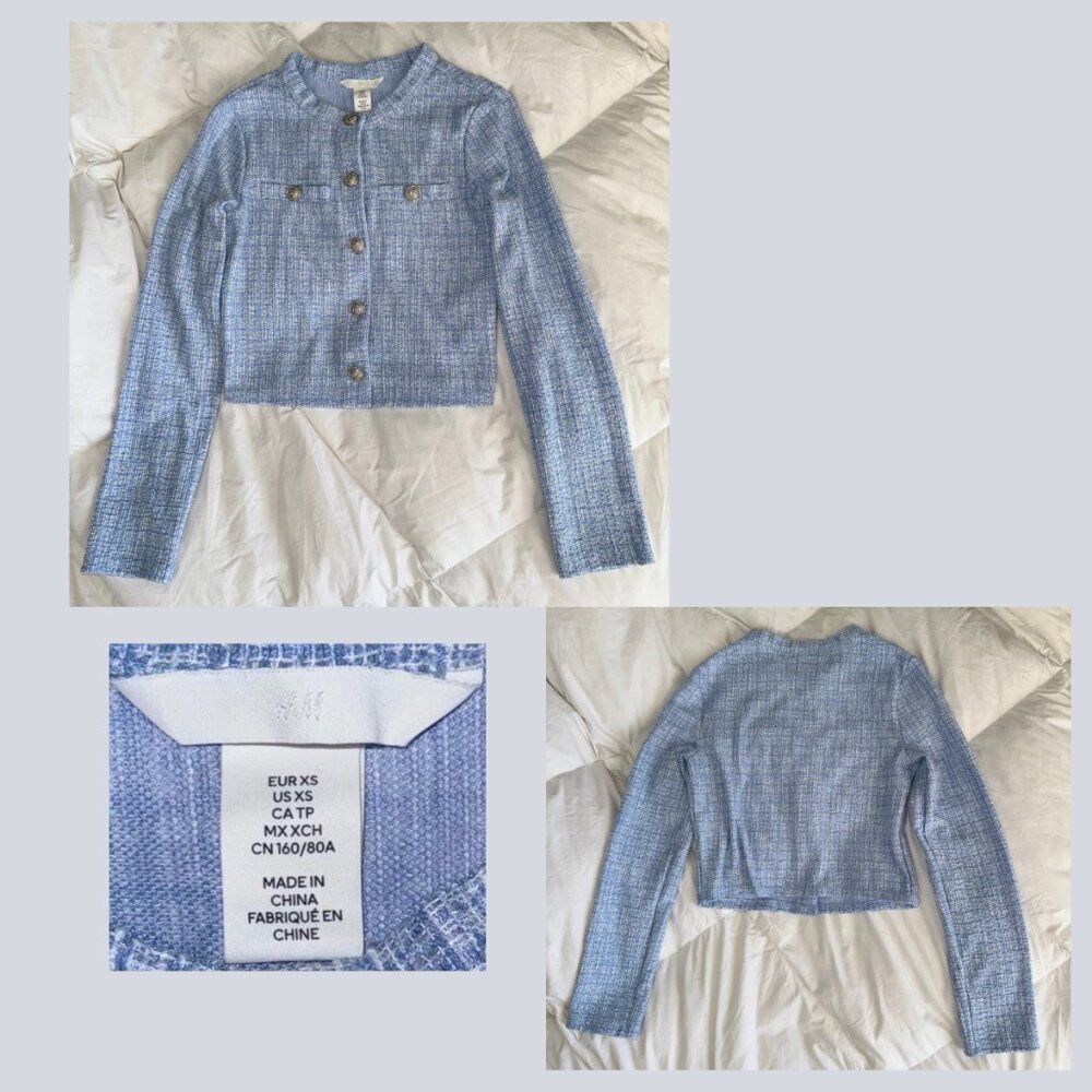 H&M Lightweight Tweed Jacket